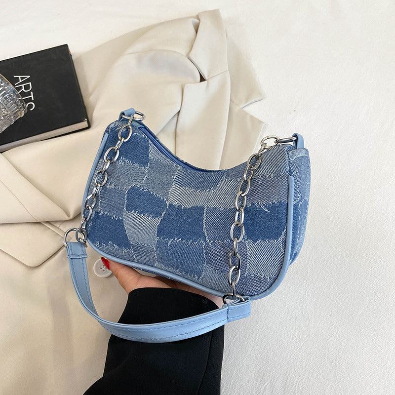 Denim Shoulder Bag