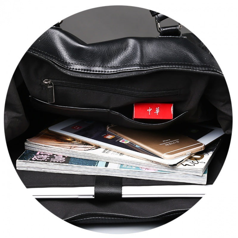 Business Black Leather Bag