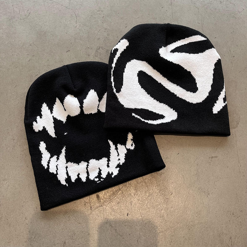 Street Vintage Teeth Beanie