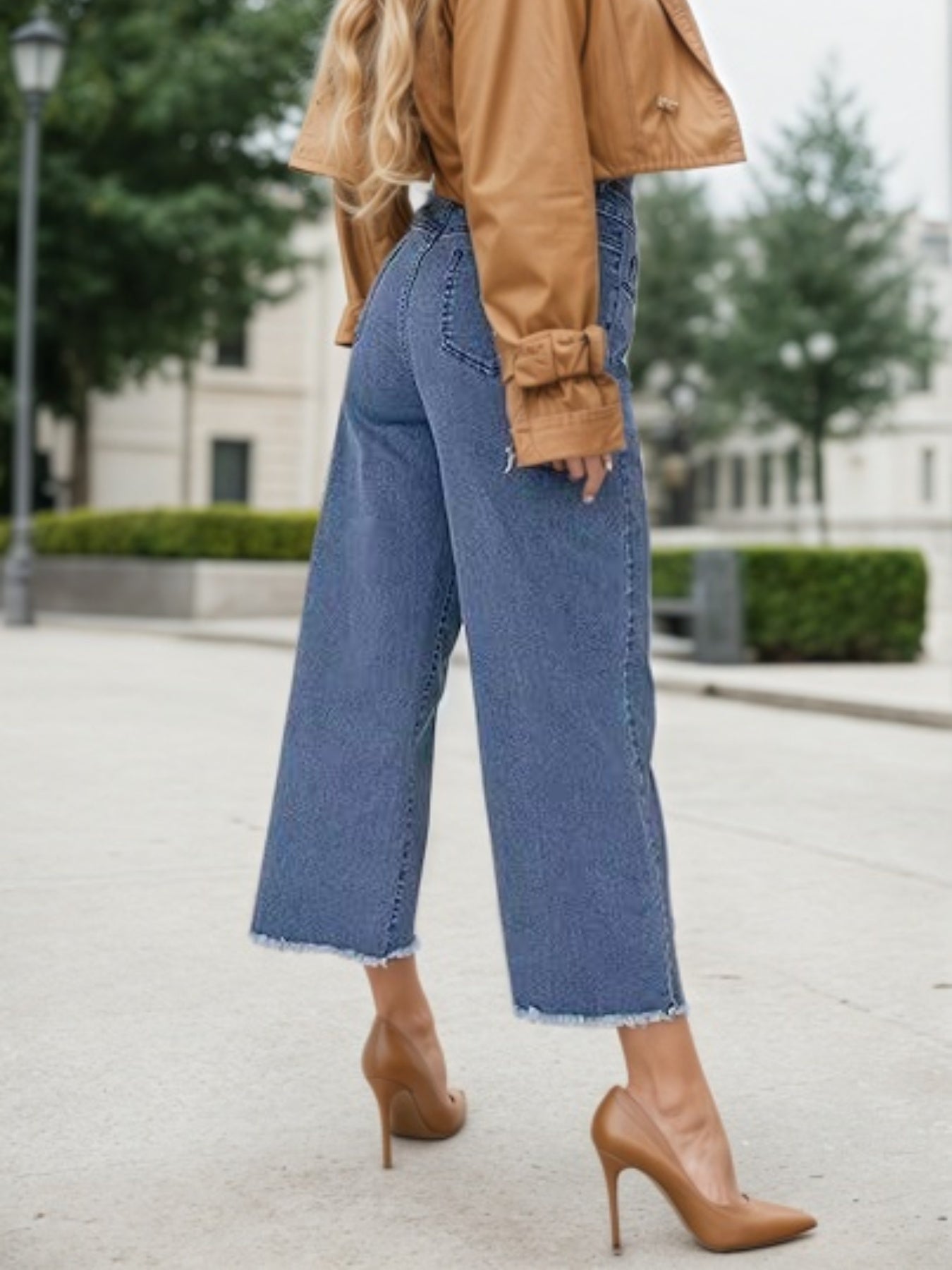 High Waist Business Jeans