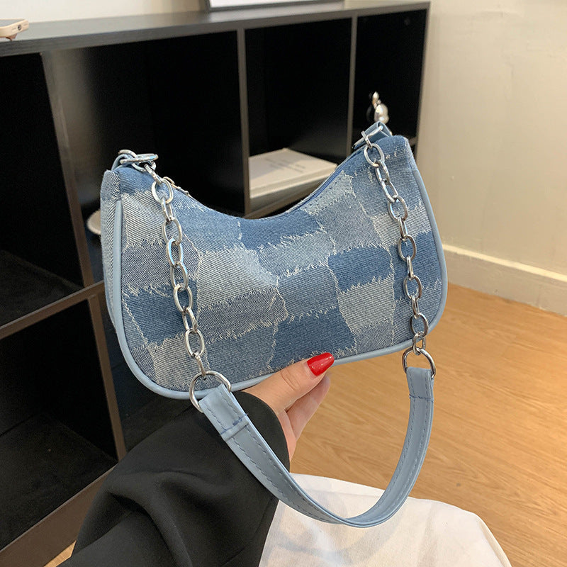 Denim Shoulder Bag