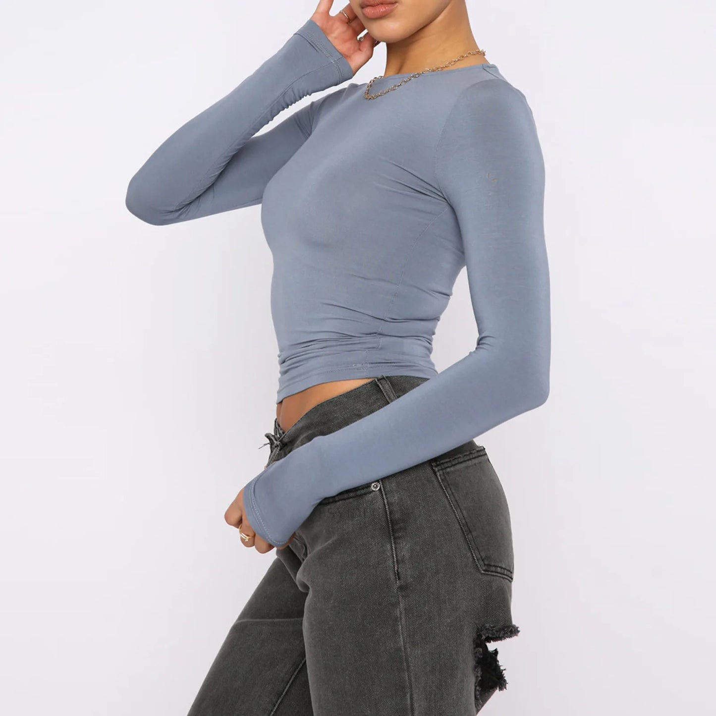 Slim Long Sleeve Top