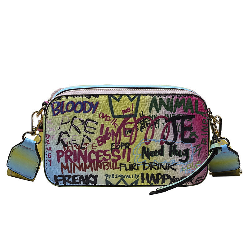 Graffiti Printed Handbag