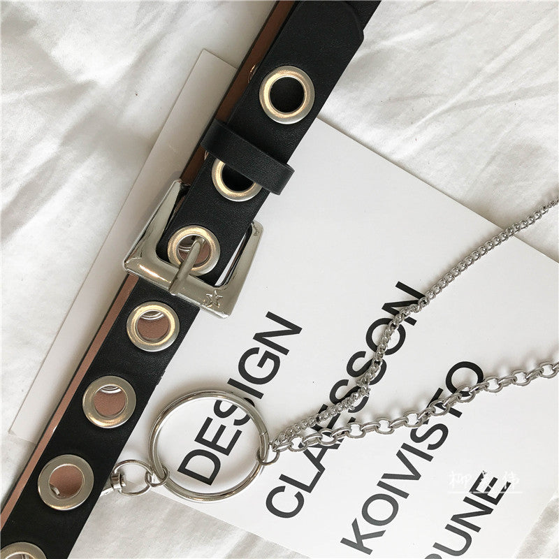 Rock Circle Wallet Chains