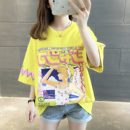 Summer Star Oversized Tee
