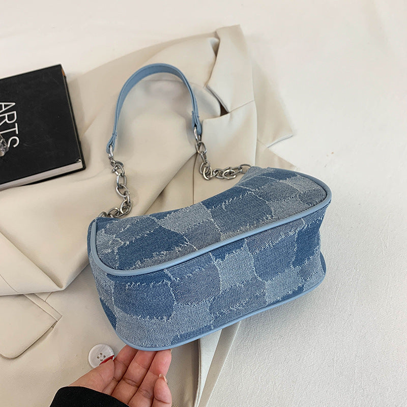 Denim Shoulder Bag