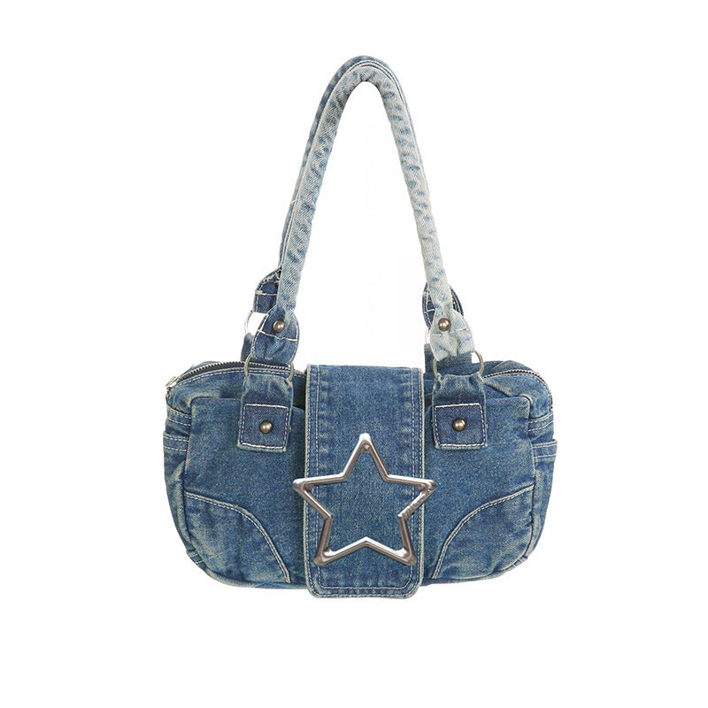 Star Denim Handbag
