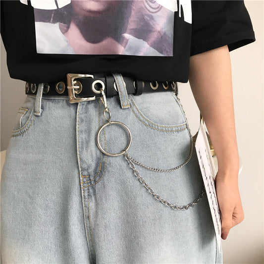 Rock Circle Wallet Chains