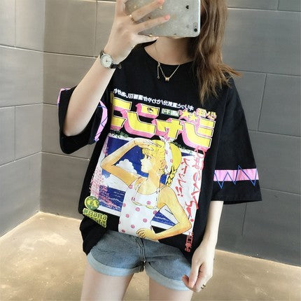 Summer Star Oversized Tee