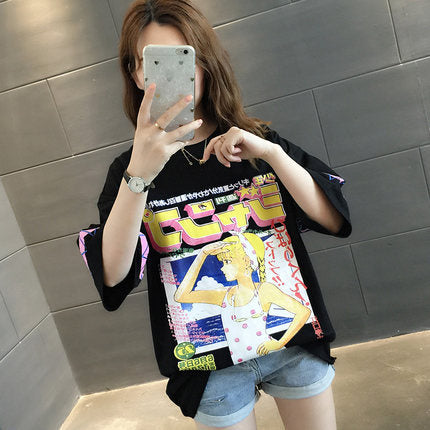 Summer Star Oversized Tee