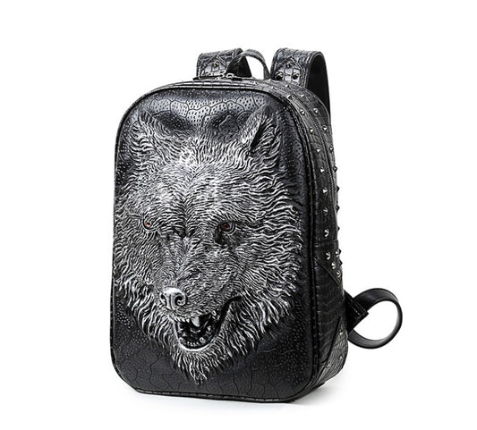 3D Wolf Backpack