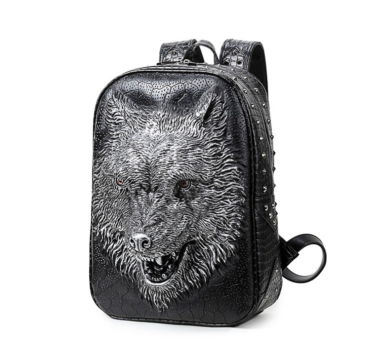 3D Wolf Backpack