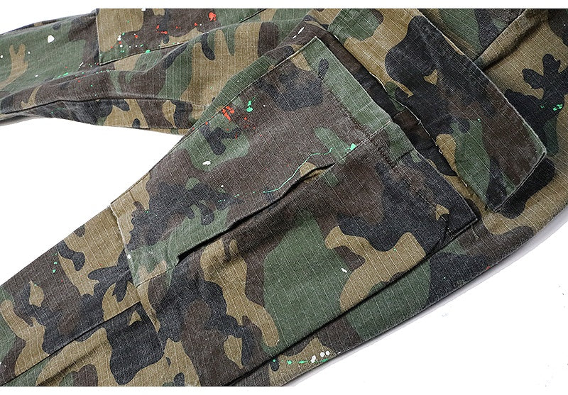 Camo Splatter Cargos
