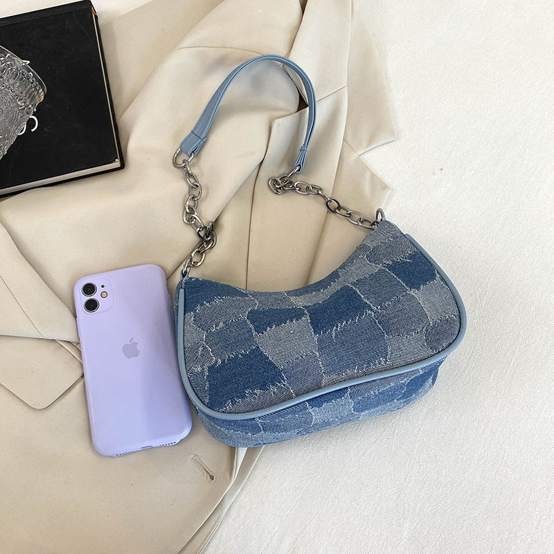 Denim Shoulder Bag