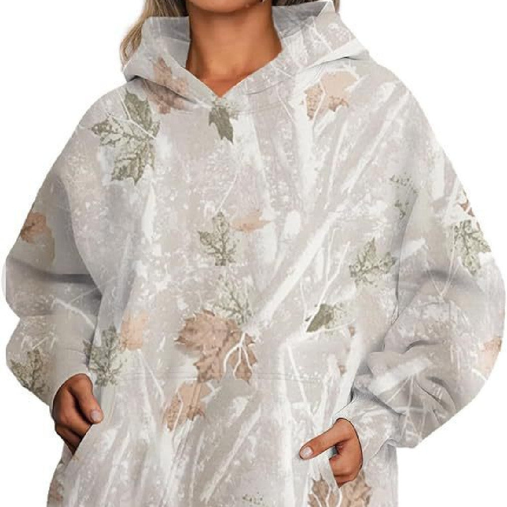 White Washed Camo Hoodie