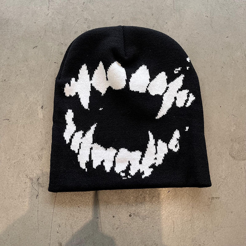 Street Vintage Teeth Beanie