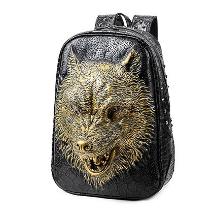 3D Wolf Backpack