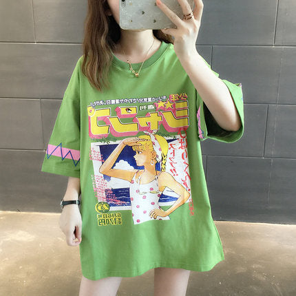 Summer Star Oversized Tee
