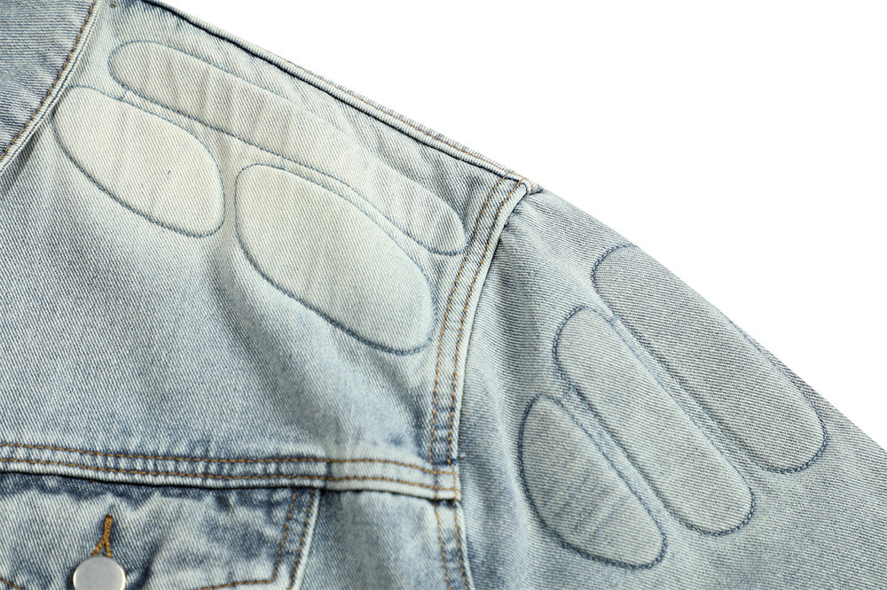 Skull Skeleton Denim Jacket