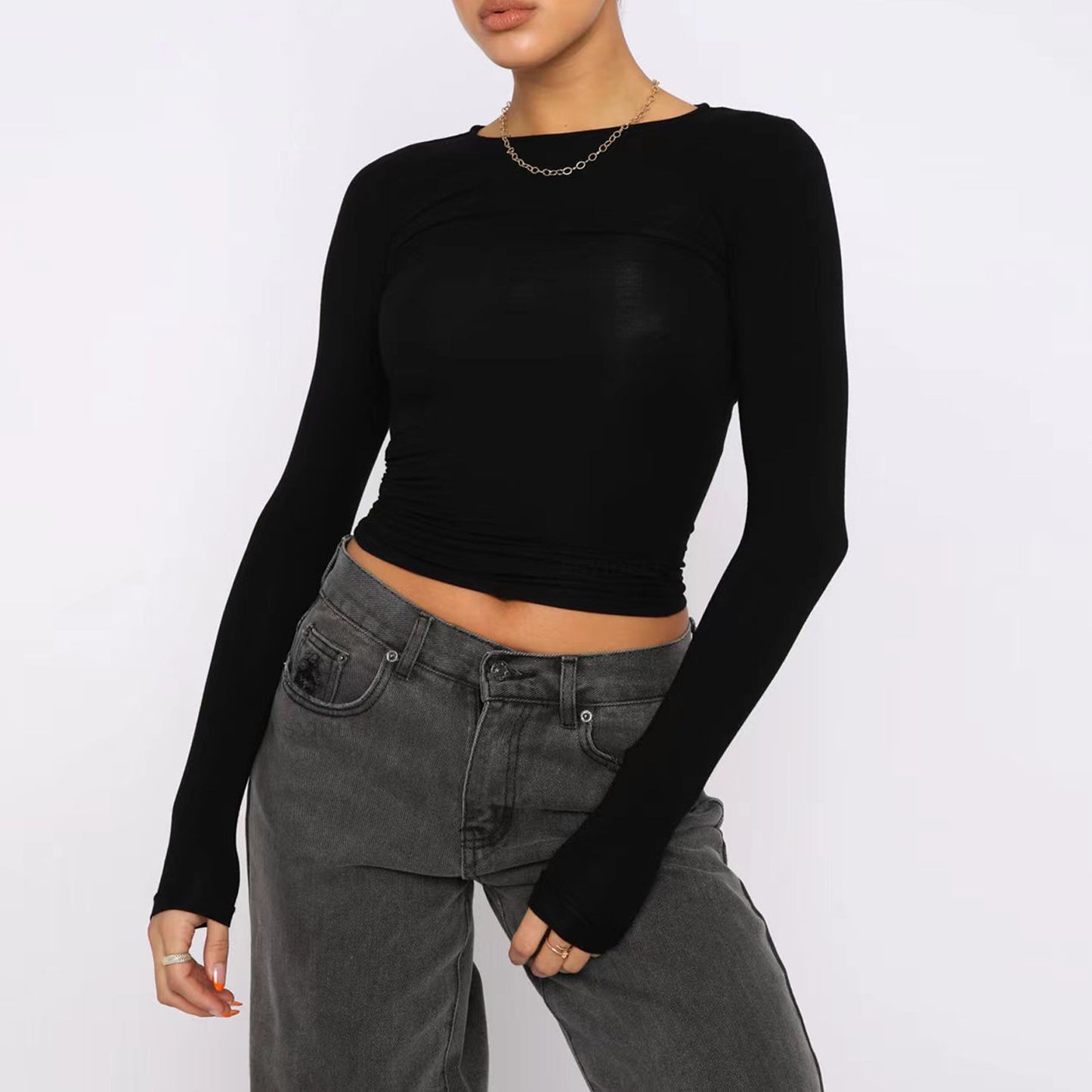 Slim Long Sleeve Top