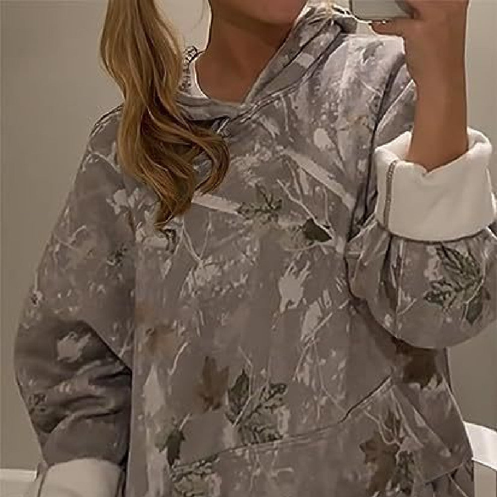 White Washed Camo Hoodie