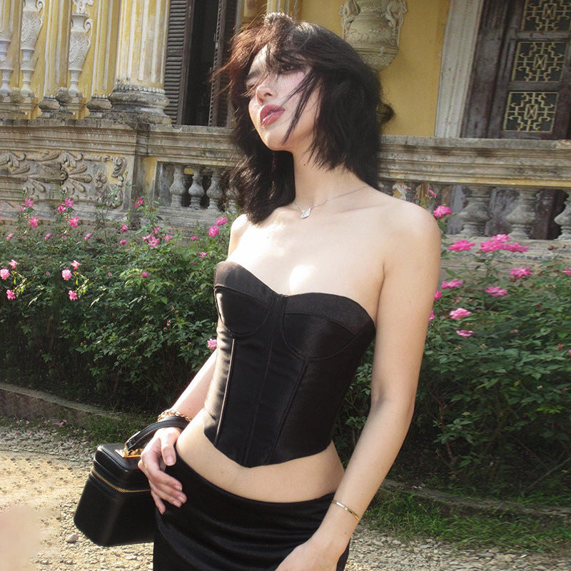 Satin Tube Top