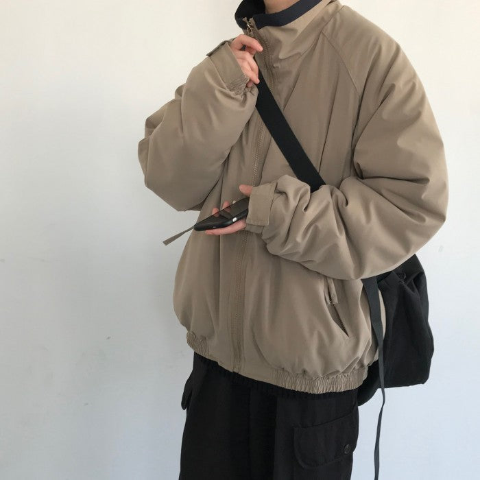 Retro Standing Collar Jacket