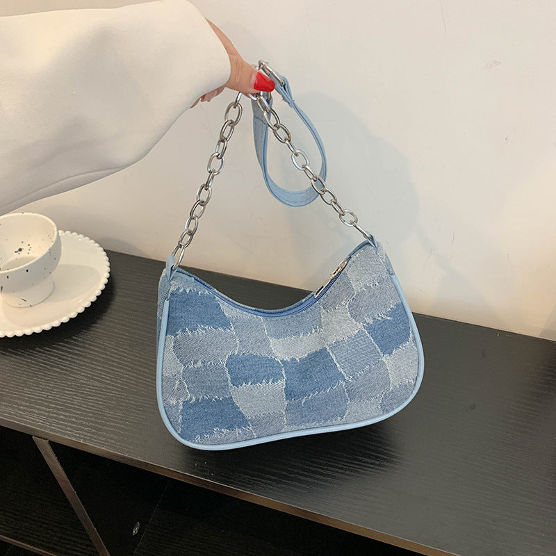 Denim Shoulder Bag