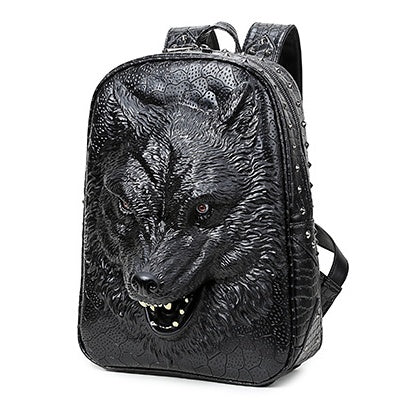 3D Wolf Backpack