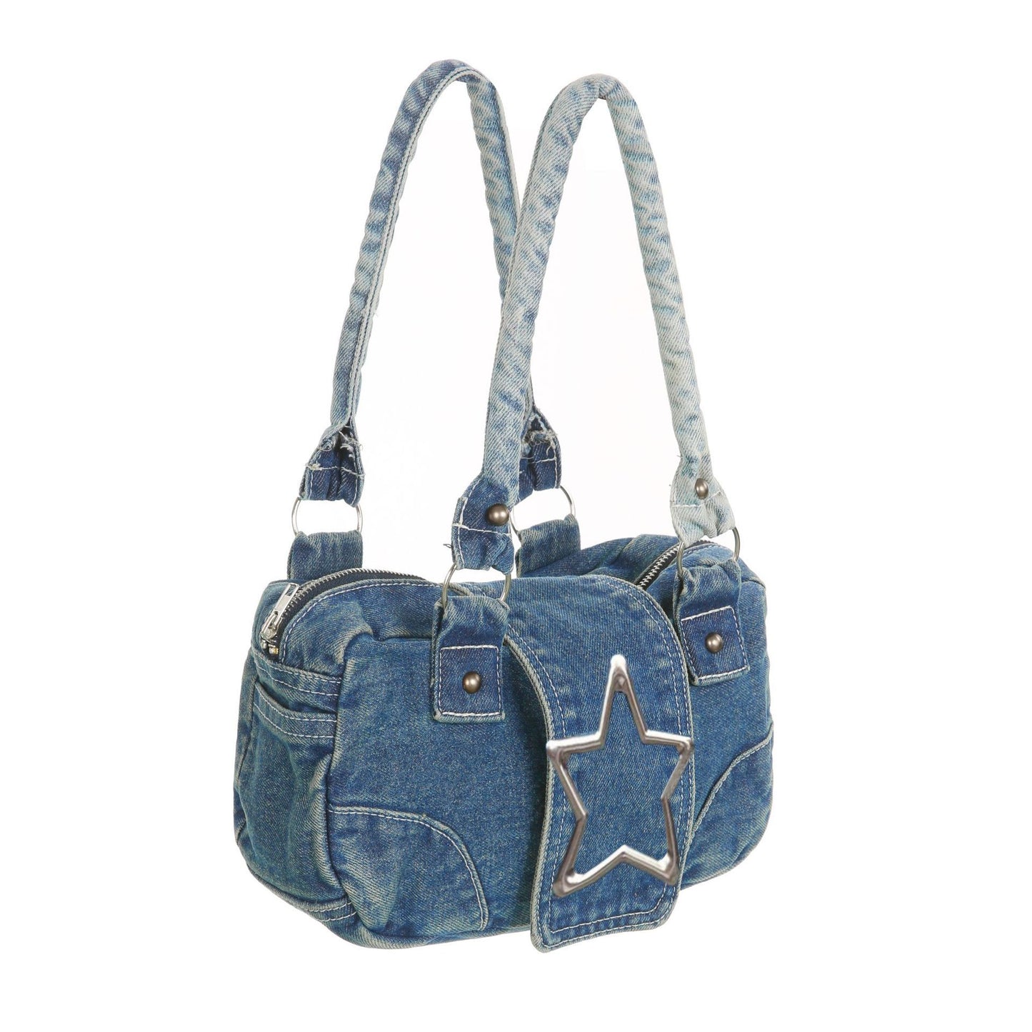 Star Denim Handbag