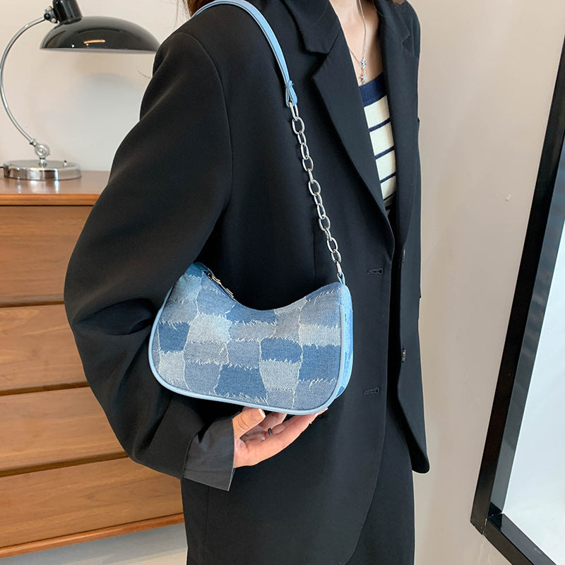 Denim Shoulder Bag