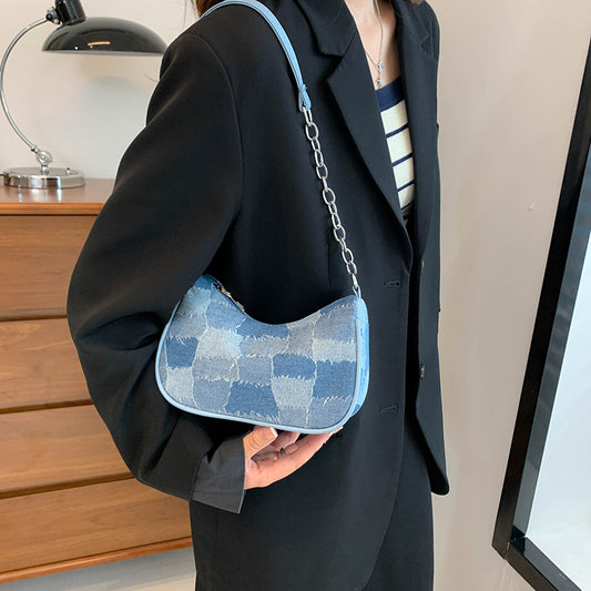 Denim Shoulder Bag