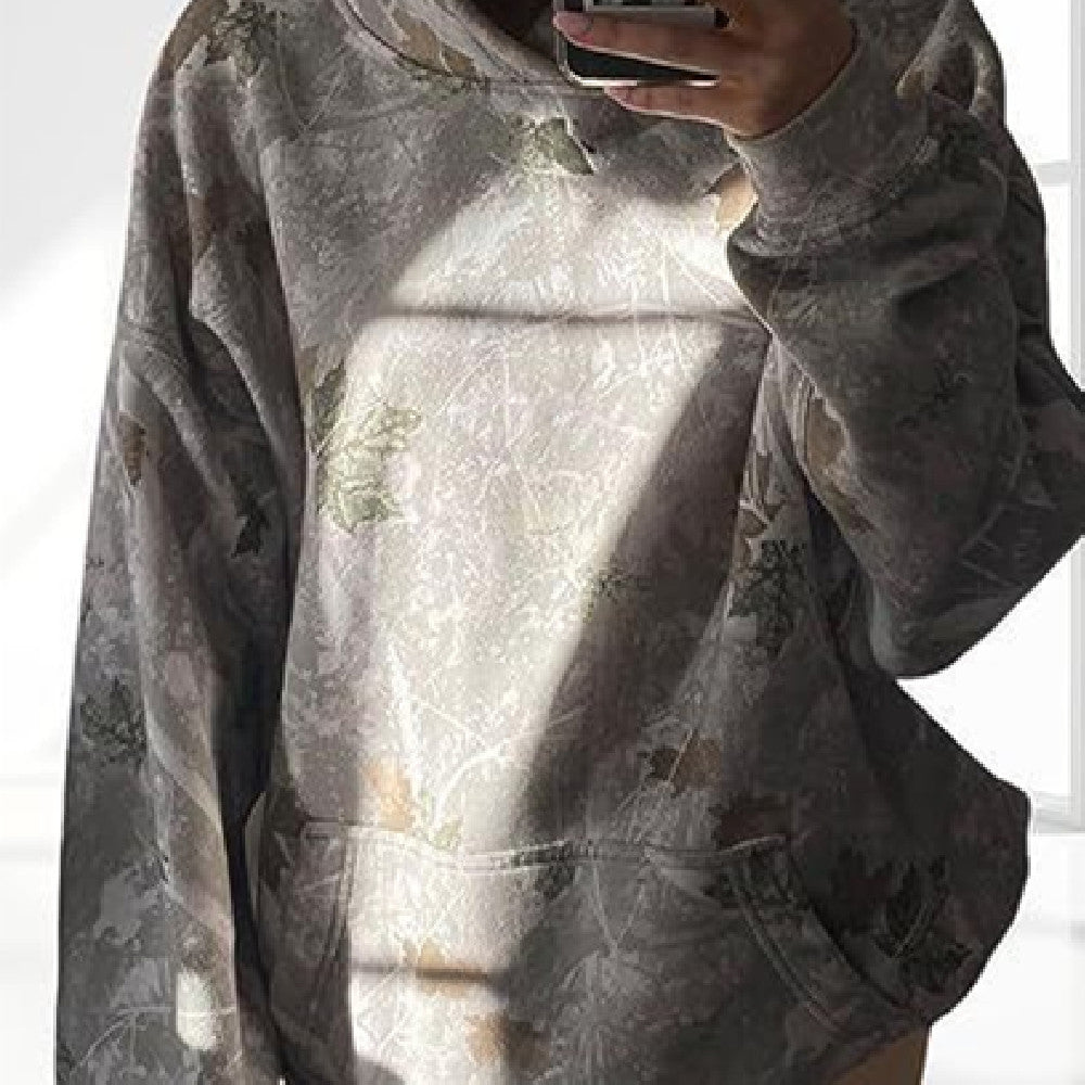 White Washed Camo Hoodie