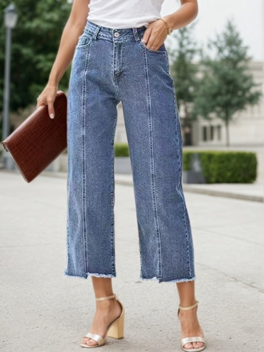 High Waist Business Jeans
