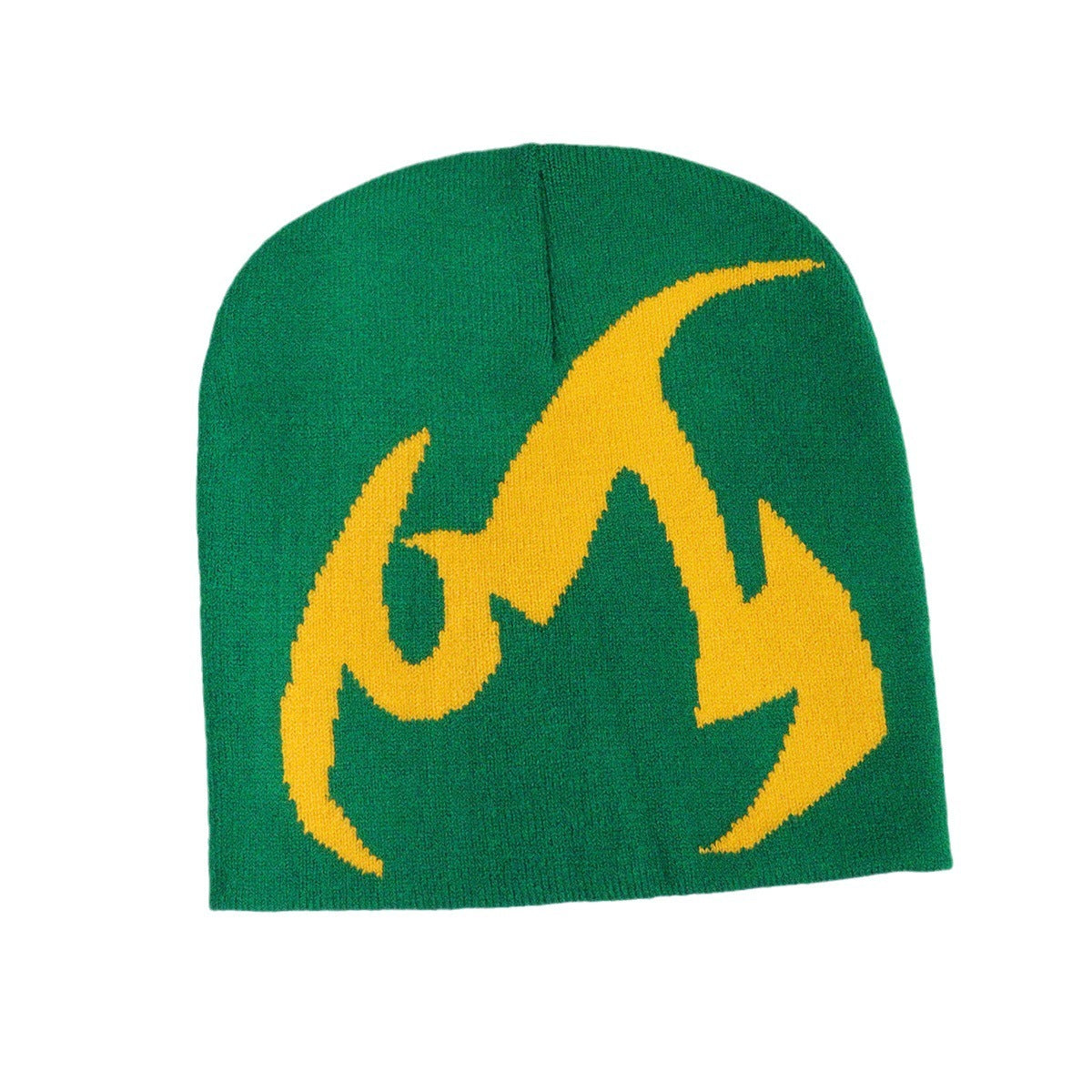 Flame Pattern Jacquard Hats