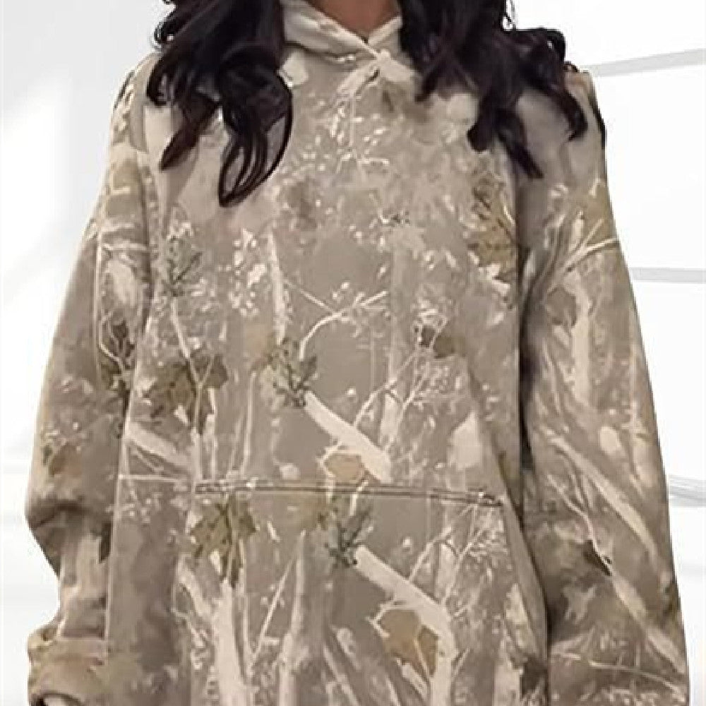 White Washed Camo Hoodie