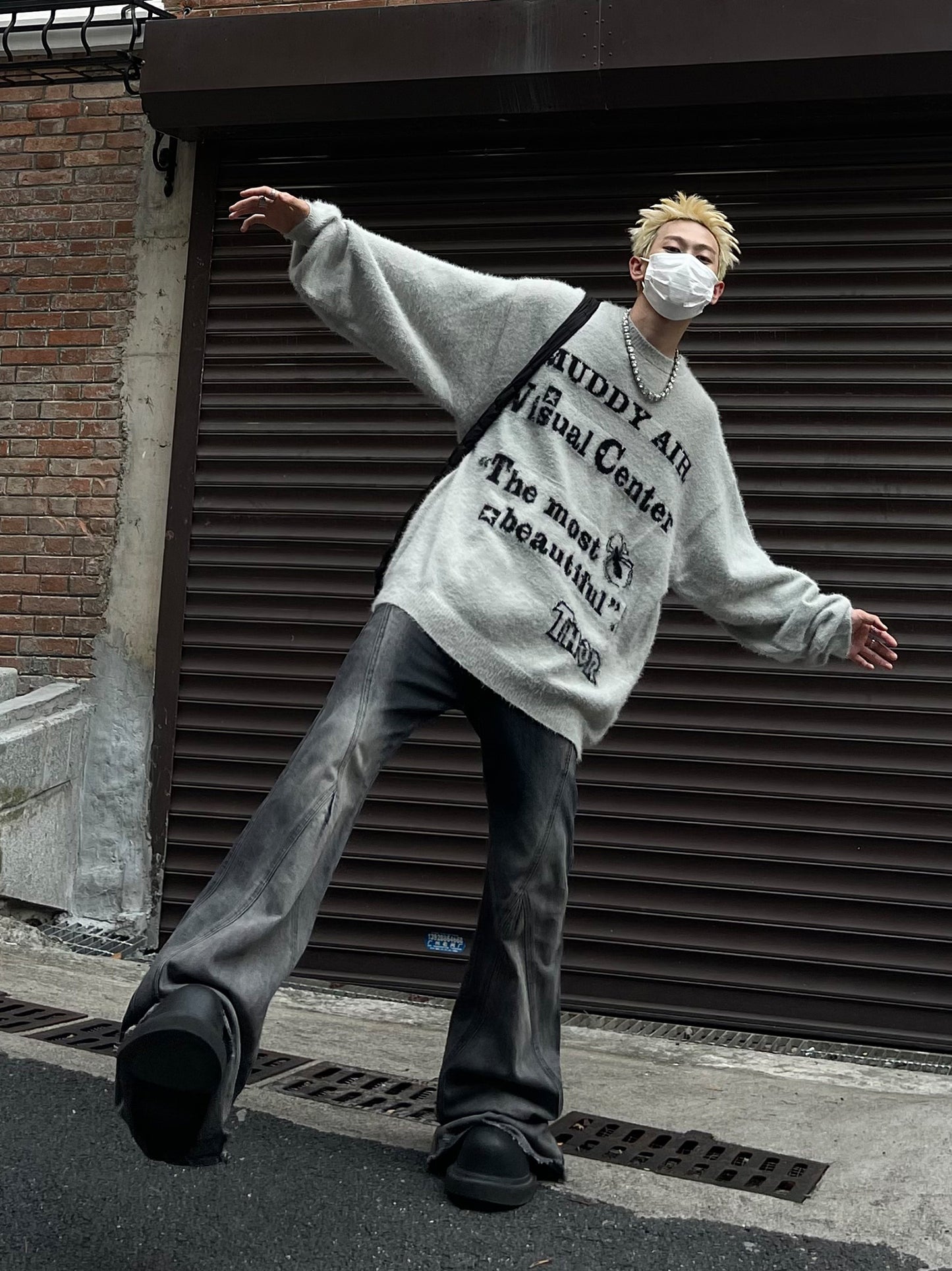 Muddy Air Vintage Oversized Sweater