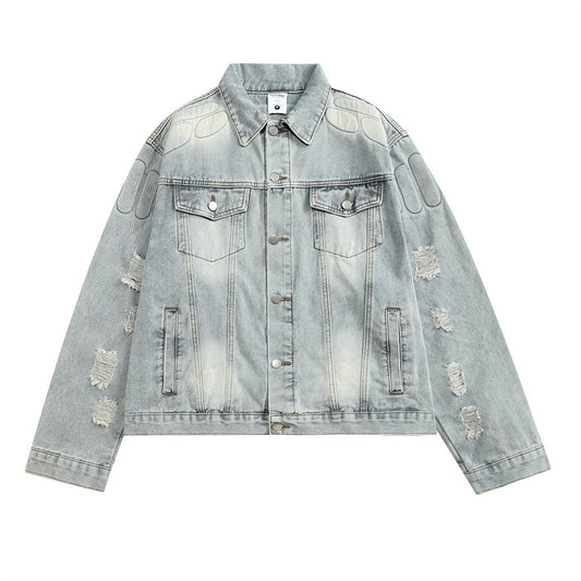 Skull Skeleton Denim Jacket