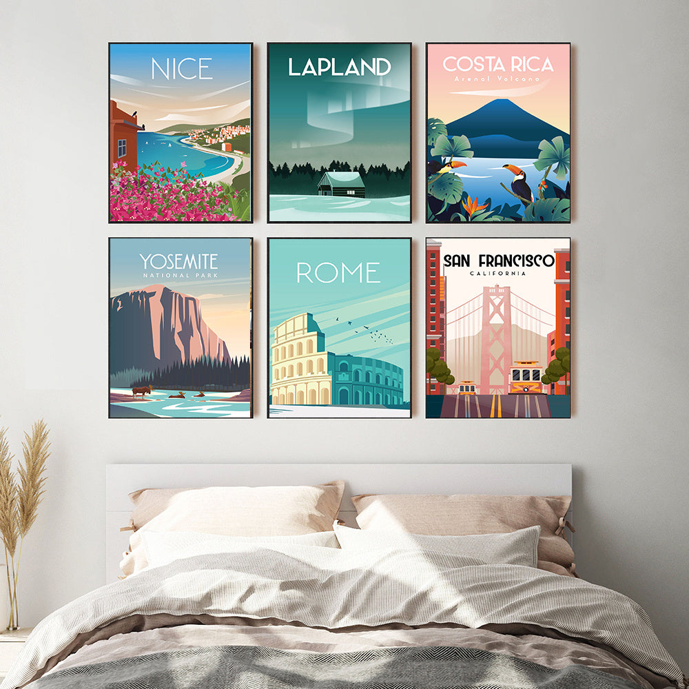 Francisco Travel Vintage Canvas