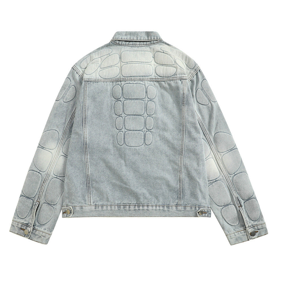 Skull Skeleton Denim Jacket