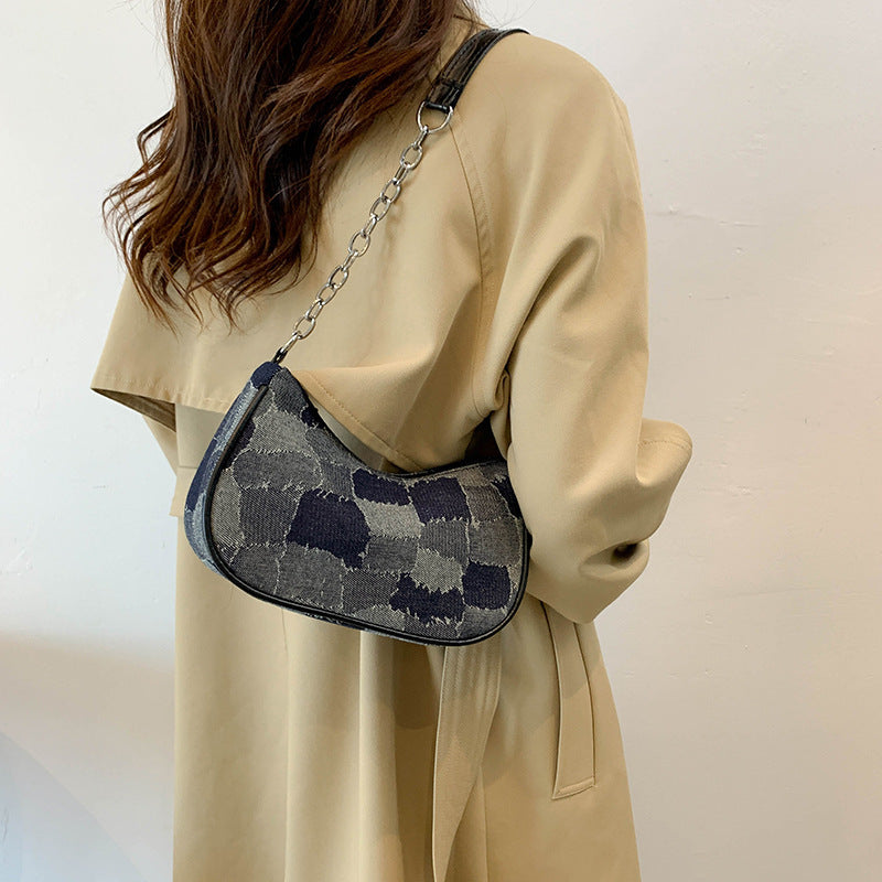 Denim Shoulder Bag