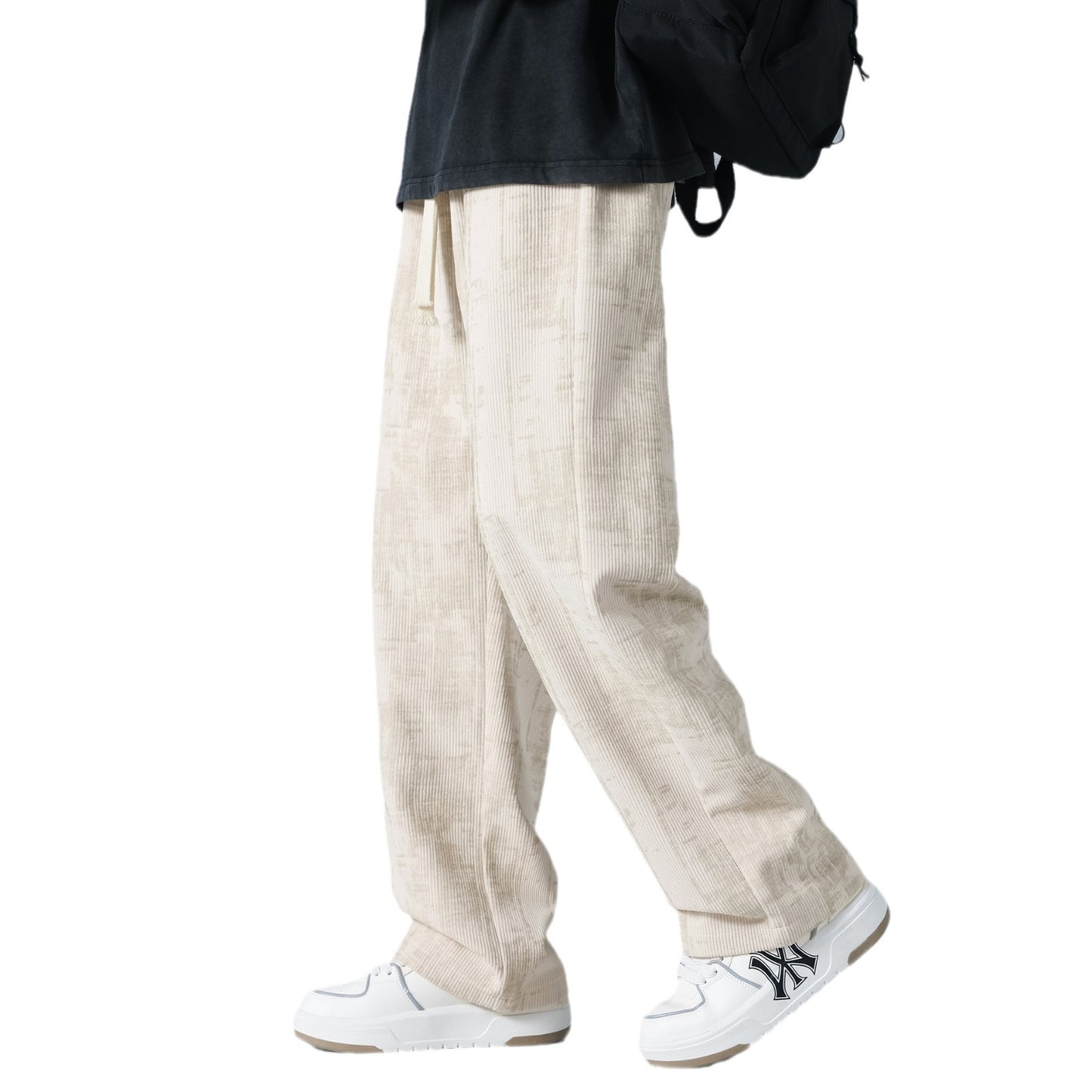 Corduroy Draped Pants