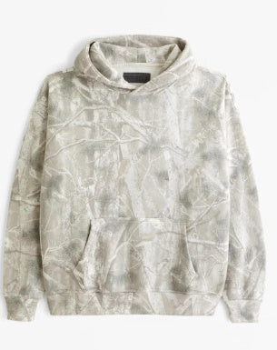 White Washed Camo Hoodie