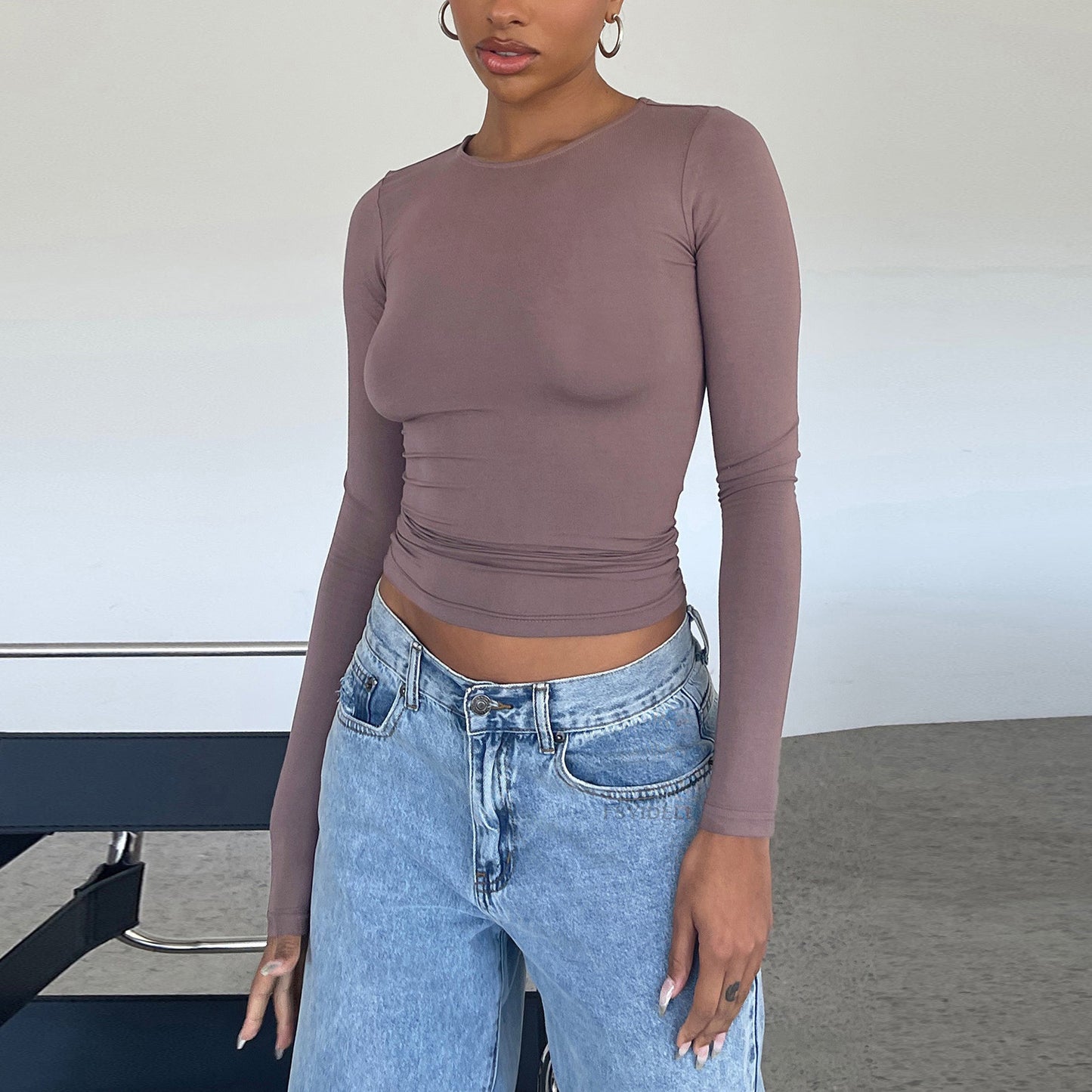 Slim Long Sleeve Top