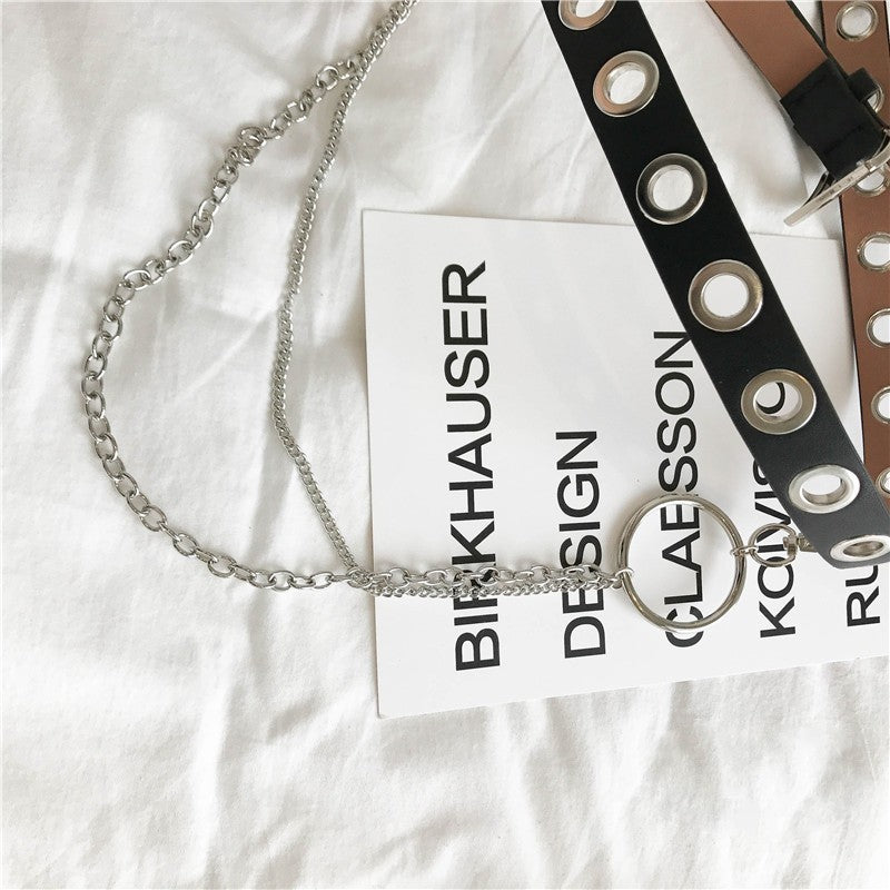 Rock Circle Wallet Chains