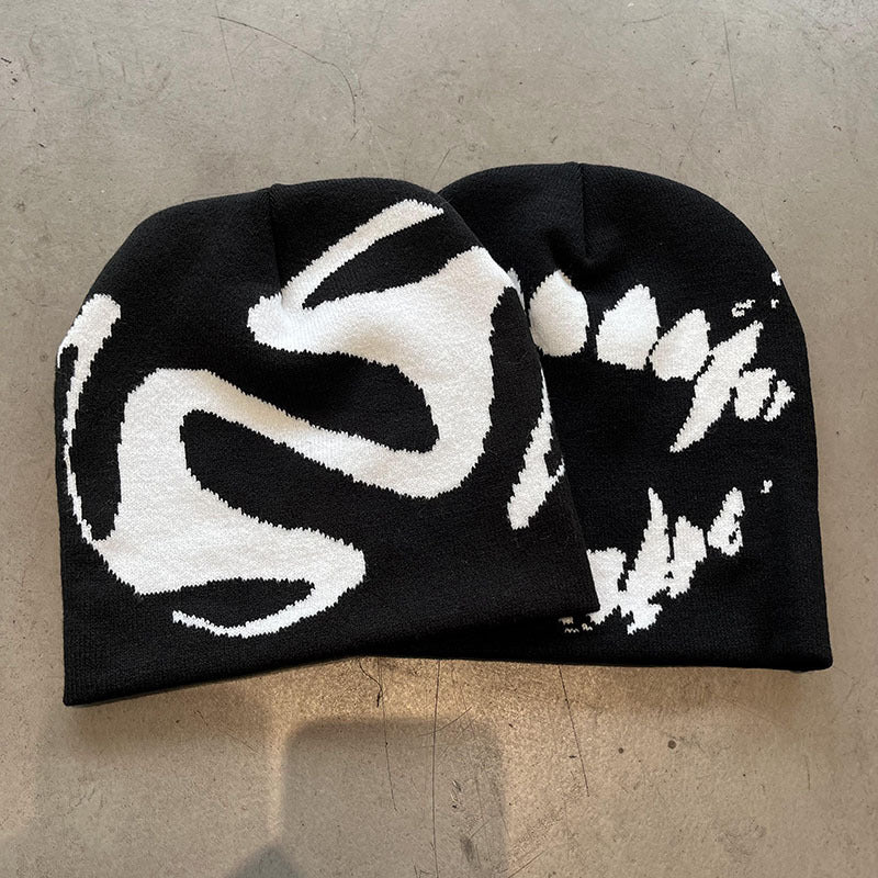 Street Vintage Teeth Beanie