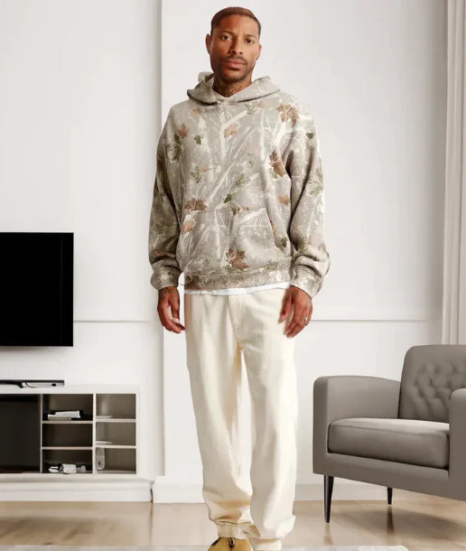 White Washed Camo Hoodie