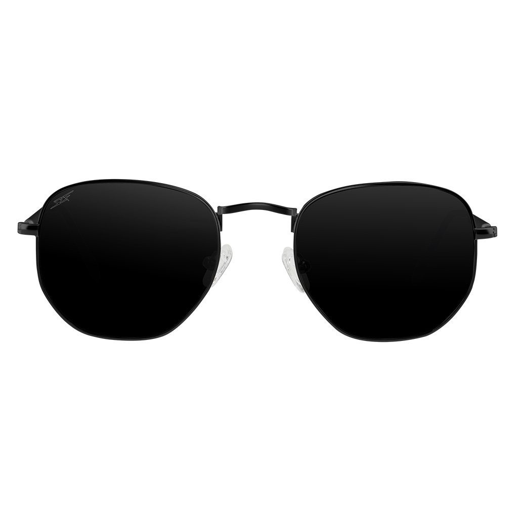 ●GEO● Real Carbon Fiber Sunglasses (Polarized Lens | Carbon Fiber Temples | Black)